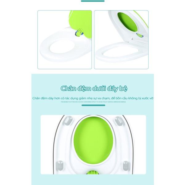 Nắp bồn cầu đi vệ sinh an toàn cho bé yêu PP Clean&Green ️ FREESHIP ️