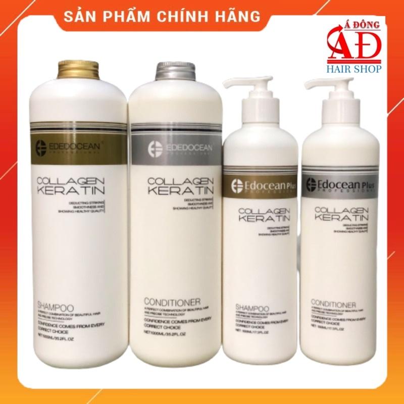 Bộ dầu gội xả hấp dưỡng Ededocean phục hồi mềm mượt ngăn gãy rụng