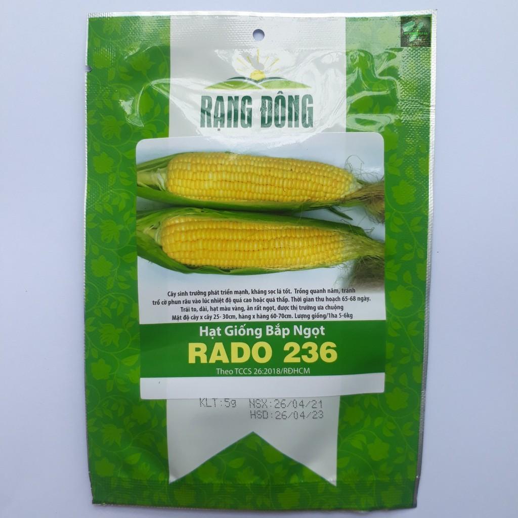 Hạt giống Bắp ngọt Rado, đóng gói 5gr