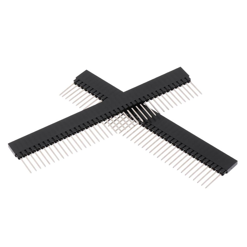 High Quality 10Pcs 2.54mm 40Pin Female Pin Header Connector for