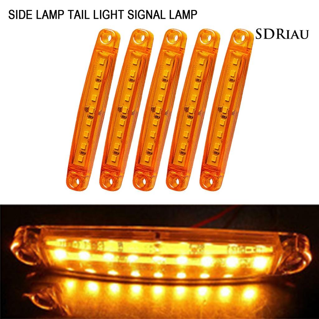 Set 10 Đèn Gắn Bên Hông Xe Tải 24v 9 Led Mk-224 Tiện Dụng