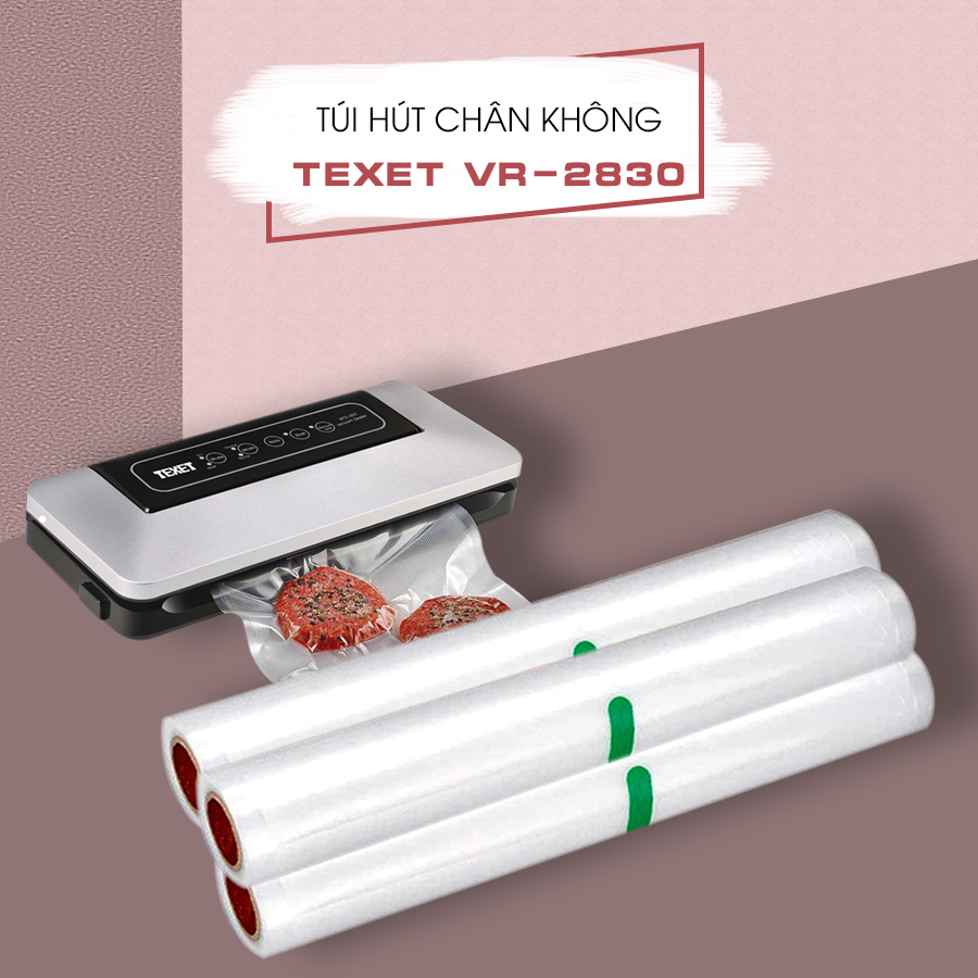 Túi hút chân không Texet VR-2830 - Không thấm nước - Thân thiện với môi trường