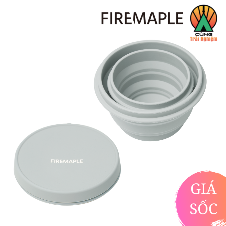 [CHÍNH HÃNG] Bát Silicone Cao Cấp Đa Năng Đựng Đồ Ăn Cho Dã Ngoại Du Lịch Fire Maple FMI-SILIBOWL