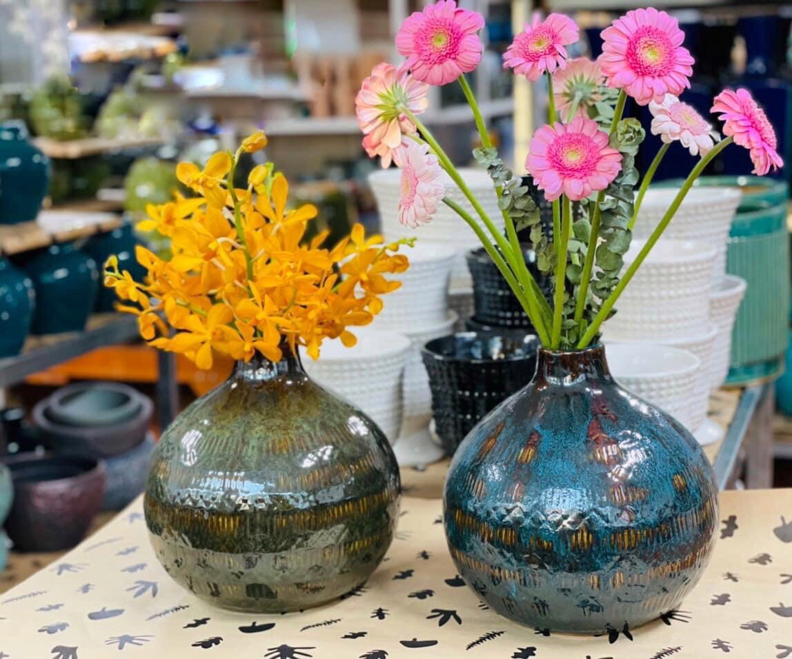 Bình bầu, vân đá tự nhiên