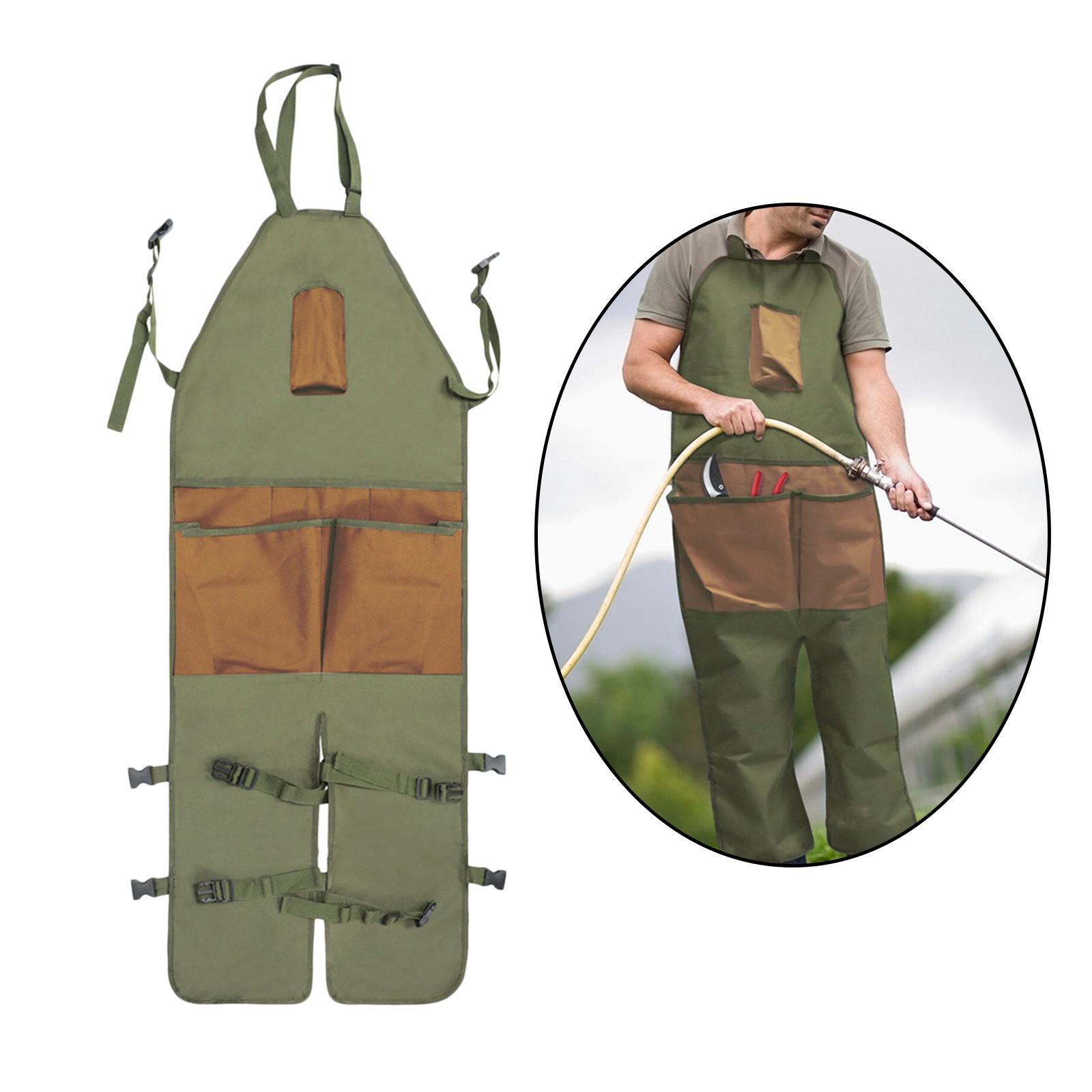 Heavy Duty Oxford Cloth Work Apron Farm Pinafore Carpenter Tool Outdoor