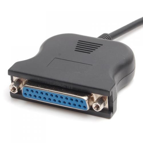 1Piece USB Parallel Printer Cable DB 25 LPT Connector adapter Wire