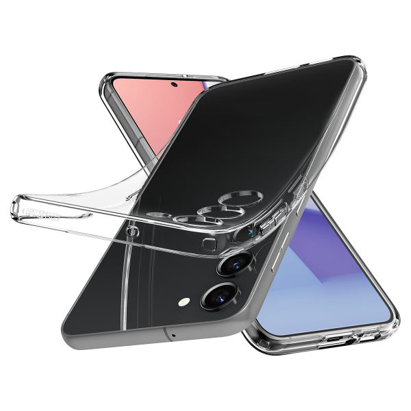 Ốp lưng Spigen Liquid Crystal cho Samsung Galaxy S23 - Thiết kế trong suốt, chống sốc, chống ố, chống bẩn, viền camera cao - Hàng chính hãng