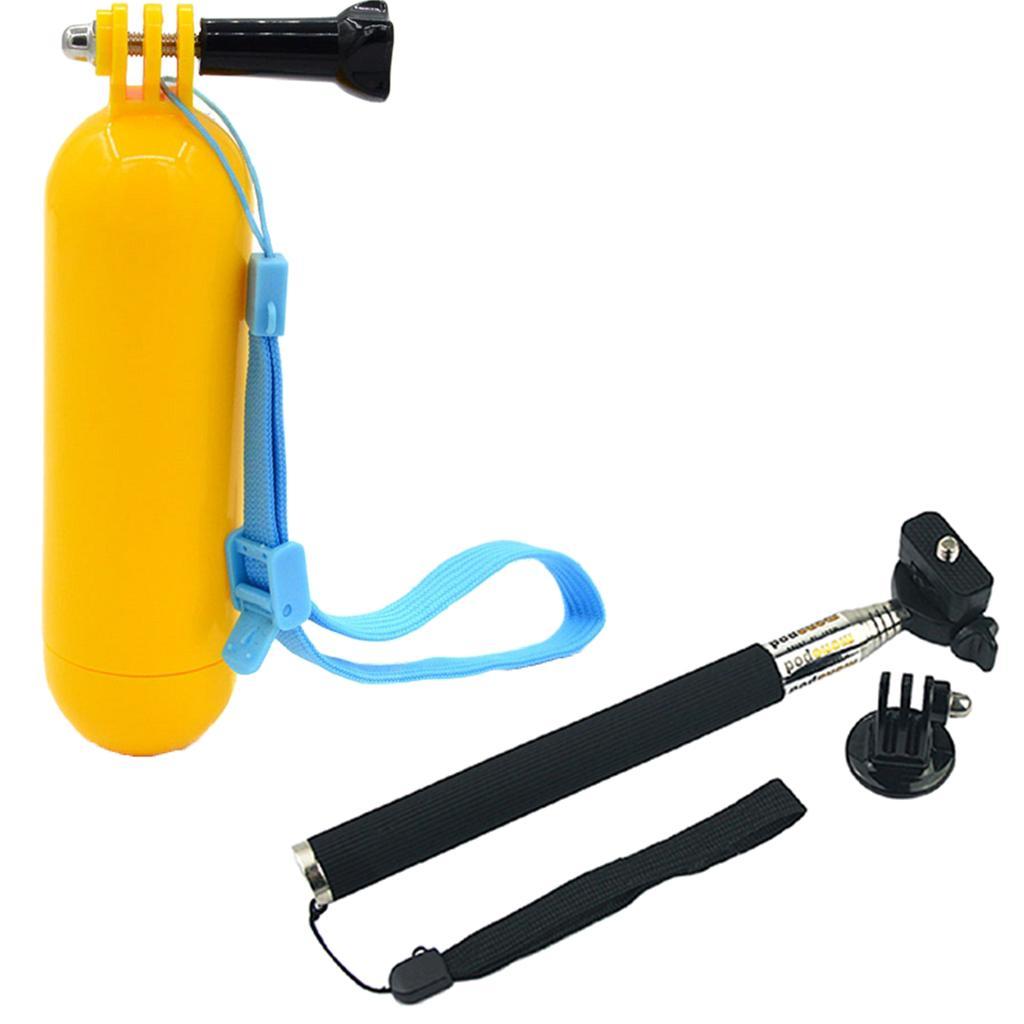 Waterproof Action Camera Accessories Kits Bundle Floating Mount for