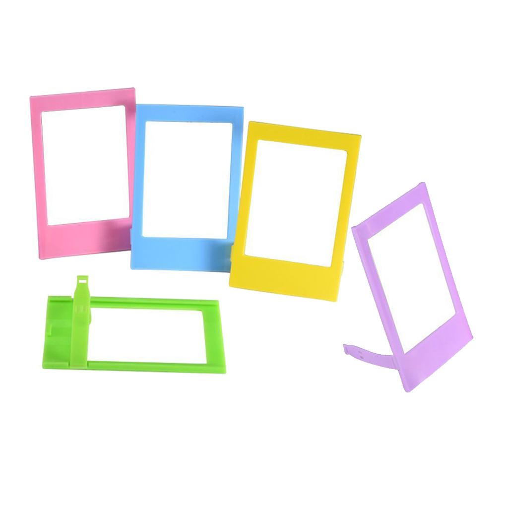 2x5 Colors 3 "plastic Table Top Photo Frame for Fujifilm Instax Mini 9 8 8+ 7s 70