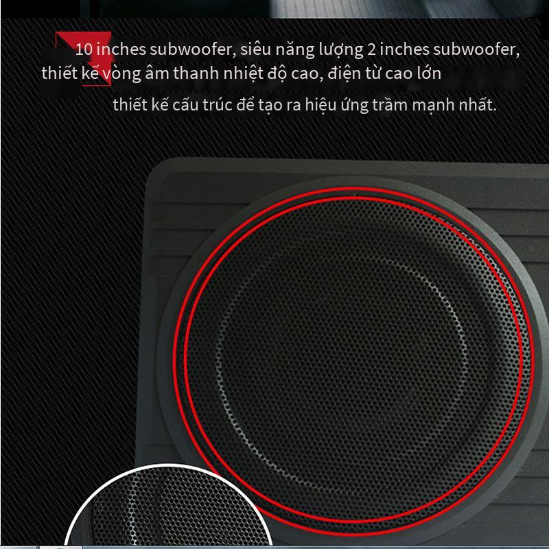 Đảm bảo chất lượng siêu mỏng loa siêu trầm ô tô ghế 8 inch công suất cao còi ô tô sửa đổi 12 v khép kín bộ loa khuếch đại