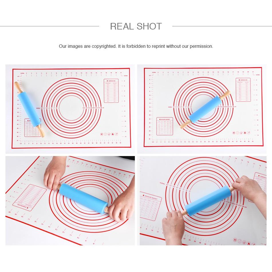 Cán Lăn Bột Bằng *Silicon* 30cm