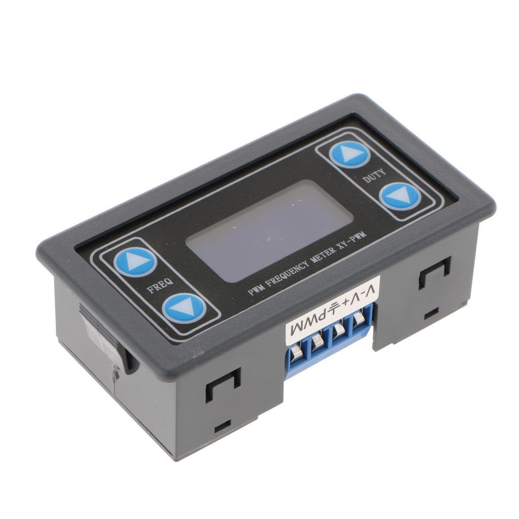 2 Pcs PWM Pulse Frequency Duty Cycle Square Wave Signal Generator with LCD Display