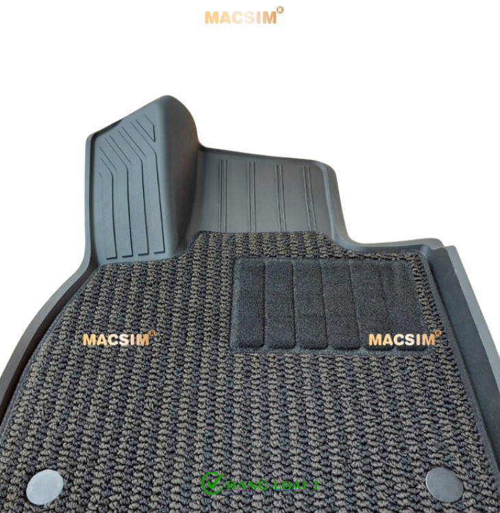 Hình ảnh Thảm lót sàn ô tô 2 lớp cao cấp dành cho xe Hyundai Palisade nhãn hiệu Macsim 3w chất liệu TPE