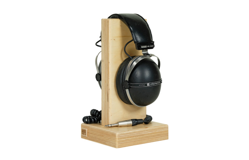 Headphone Stand chụp tai thân gỗ Giá Treo Tai nghe đế gỗ tự nhiên