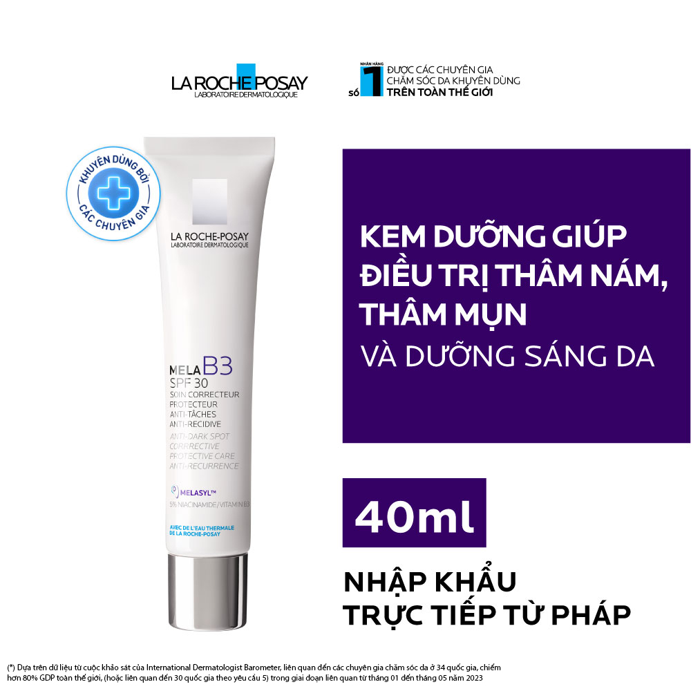 Kem dưỡng sáng da mờ thâm La Roche-Posay Mela B3 40ml