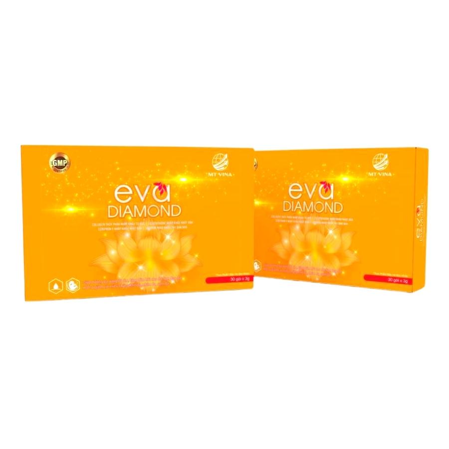 Eva Diamond Thải Độc Đẹp Da cân bằng nội tiết giảm tình trạng nóng trong bốc hỏa khô sạm