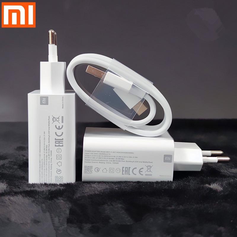 Củ Sạc Nhanh 27W Cổng USB type C Cho Xiaomi 10 11 redmi note 9 10 pro K30 40 27W