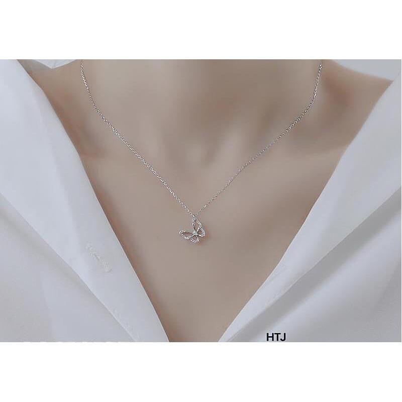 Dây chuyền nữ bạc ta mặt bướm MS75