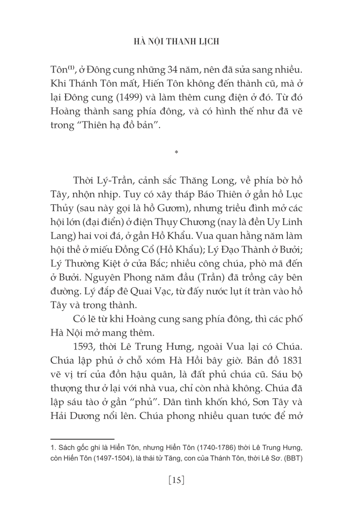 Sách Hà Nội Thanh Lịch (Tái Bản 2020)