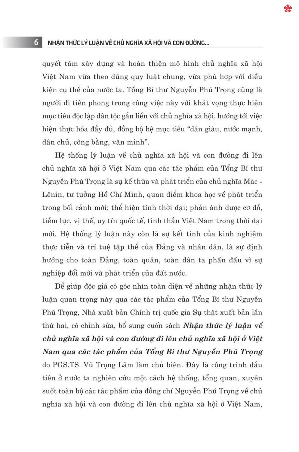 Nhận thức lý luận về chủ nghĩa xã hội và con đường đi lên chủ nghĩa xã hội ở Việt Nam - bản in 2024