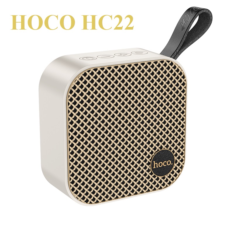 Loa không dây mini bluetooth V5.2 hỗ trợ TWS cho điện thoại laptop hoco HC22 _ Hàng chính hãng