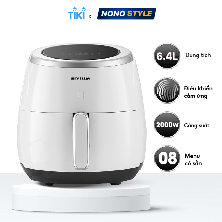 Nồi Chiên Không Dầu BIYI AF25A - Hàng Chính Hãng