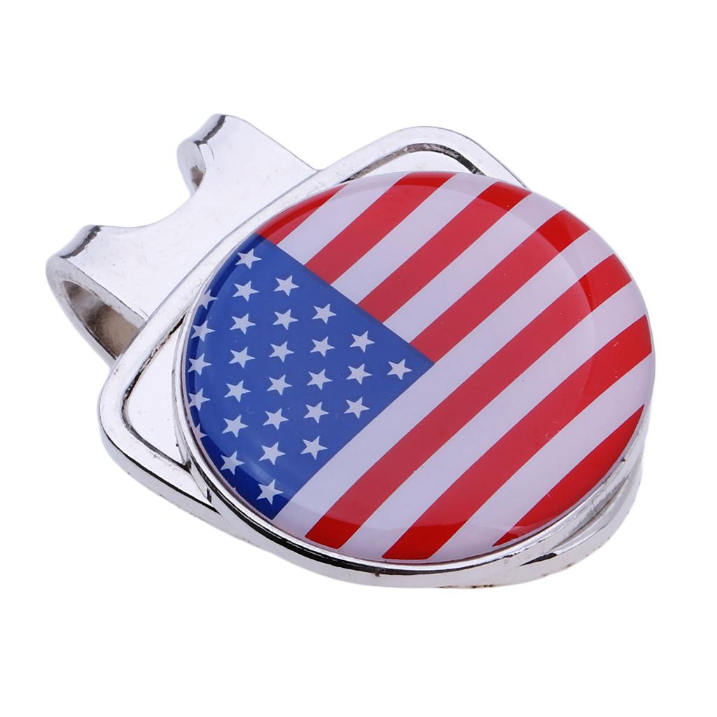 2xPortable Golf Hat Clip Ball Marker Putting Alignment Aiming Tool Golf Gift