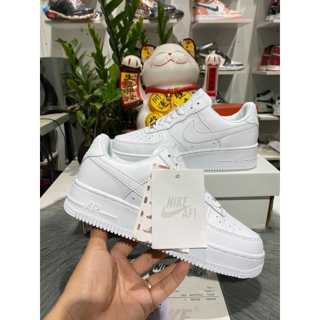 , Giày Sneaker Nam Nữ FULL Trắng 11 Bản Trung