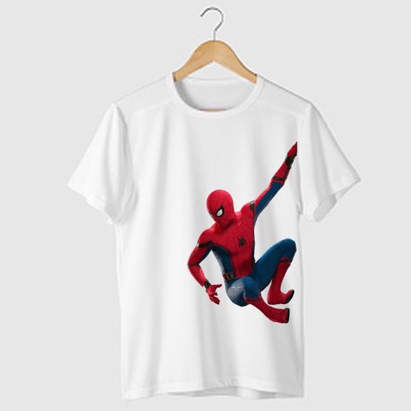 Áo thun trẻ em spider man 6 màu , Có size người lớn, King Cotton