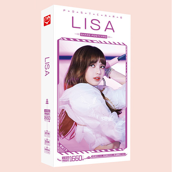 Hộp ảnh postcard Lisa Blackpink