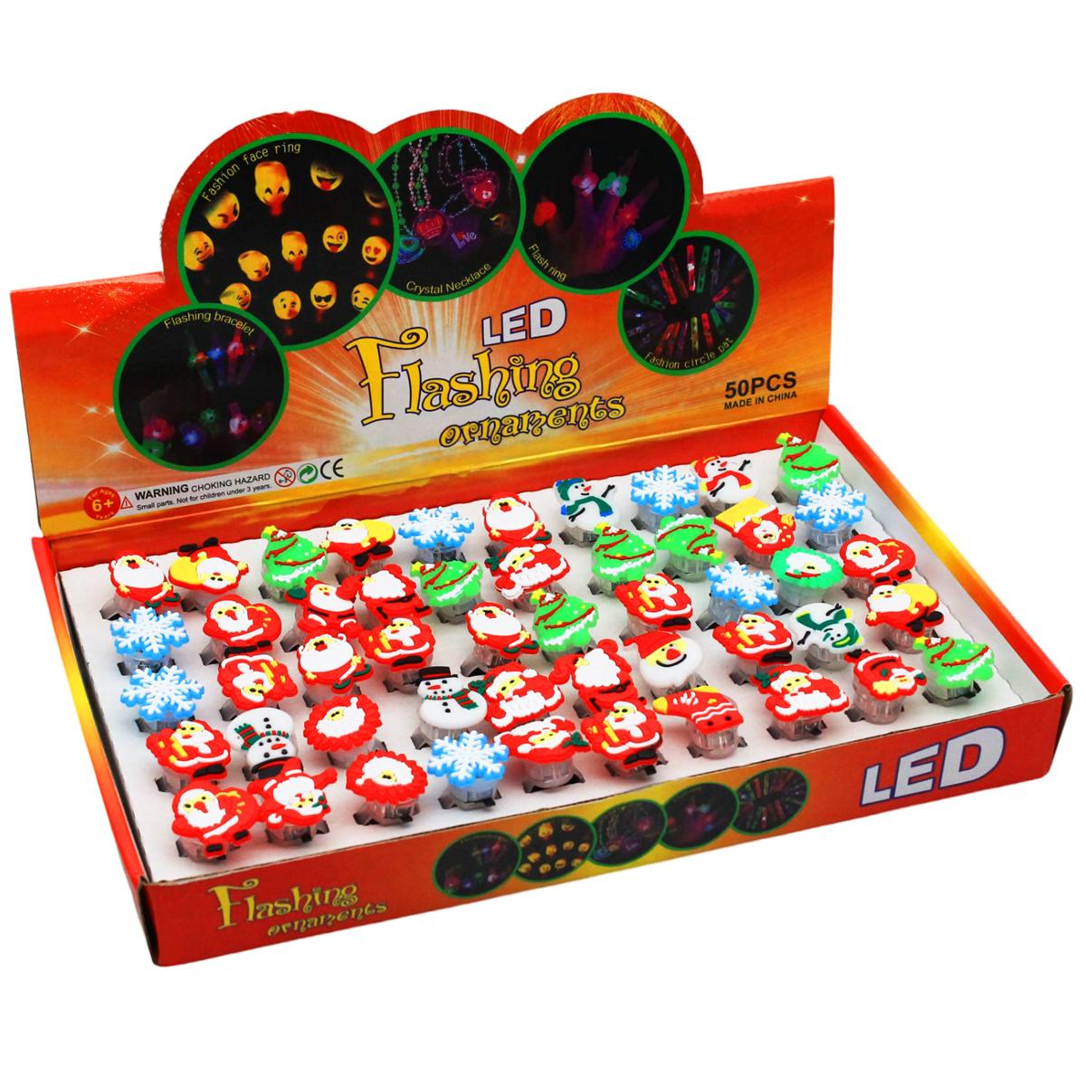 Nhẫn Phát Sáng Giáng Sinh - Wanlongda NN-81 (Mẫu Màu Giao Ngẫu Nhiên)