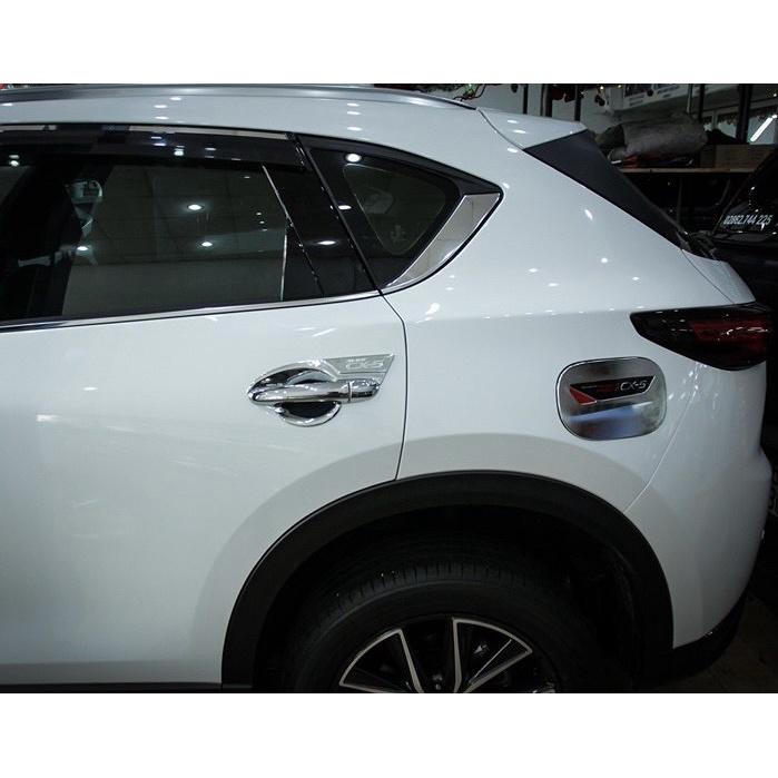 Bộ ốp tay nắm hõm cửa xe Mazda CX-5, CX5 2018-2020 nhựa ABS cao cấp mạ Crom sáng bóng