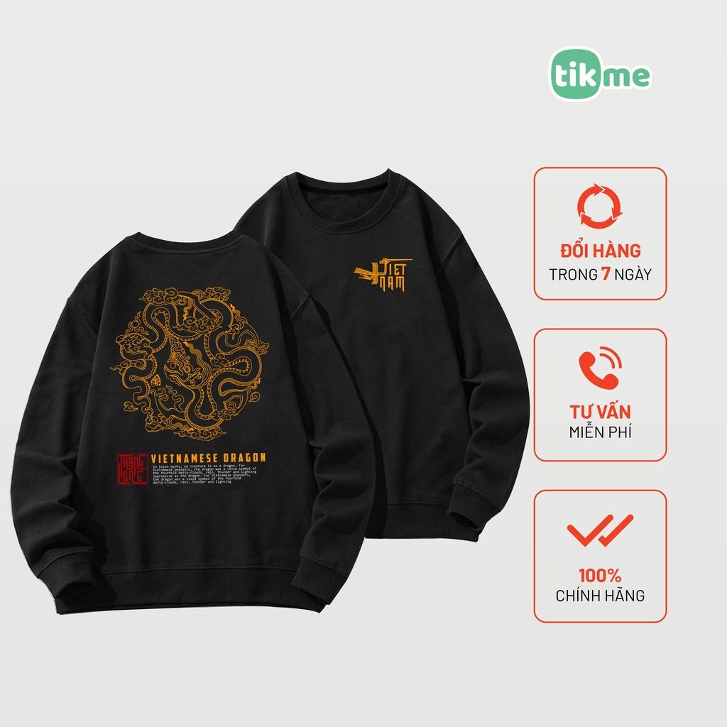 Áo nỉ sweater nam nữ thăng long Việt Nam Dragon áo hai mặt size XS-2XL