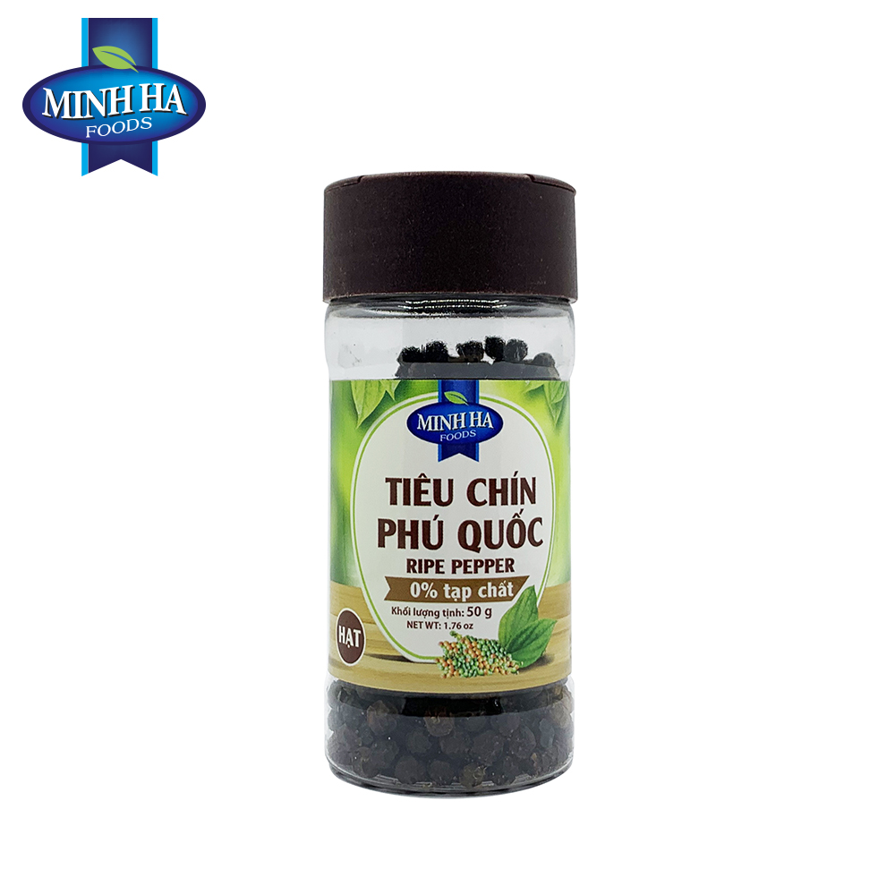 Hình ảnh Tiêu chín hạt Phú Quốc Minh Hà 50g