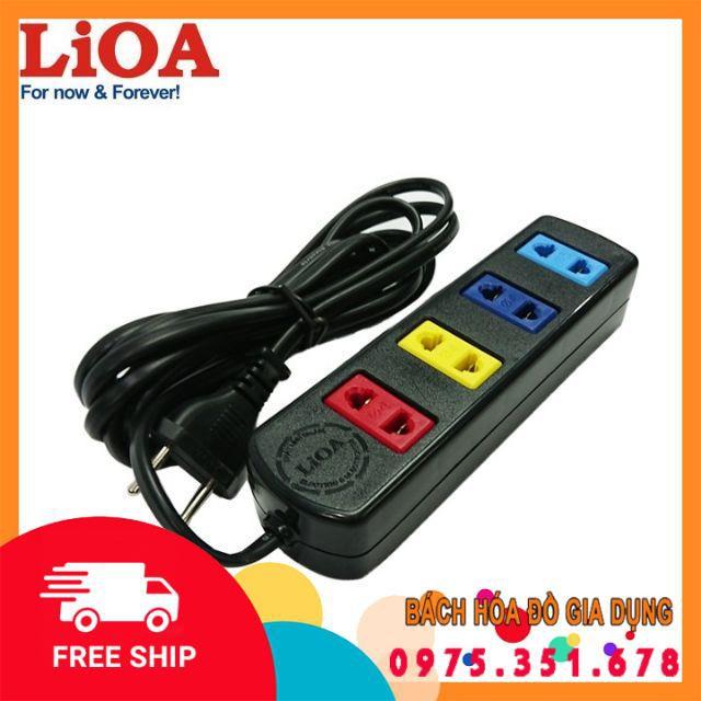 Ổ cắm điện LiOA 4TC dây 3m & 5m - Hàng chính hãng
