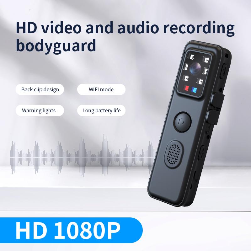 Máy ảnh cơ thể 1080p wifi với màn hình máy ảnh mini di động quay video xe đạp xe đạp dash cam nhỏ máy quay phim cảnh sát