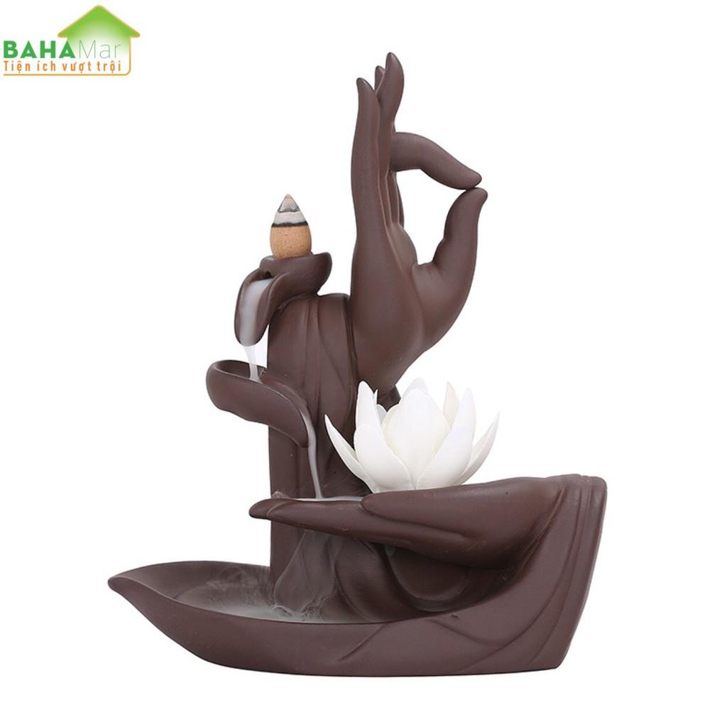 THÁC KHÓI TRẦM HƯƠNG TRÊN BÀN TAY PHẬT "BAHAMAR" Sáng tạo vẻ đẹp với phong cách điêu khắc, thú vị và hấp dẫn
