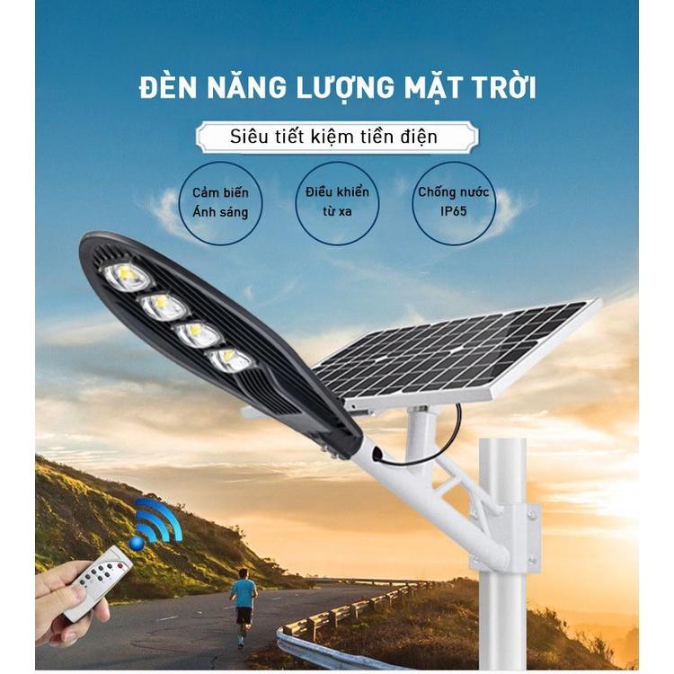 Đèn Đường Năng Lượng Mặt Trời Hình Chiếc Lá 200W - Pin Mono