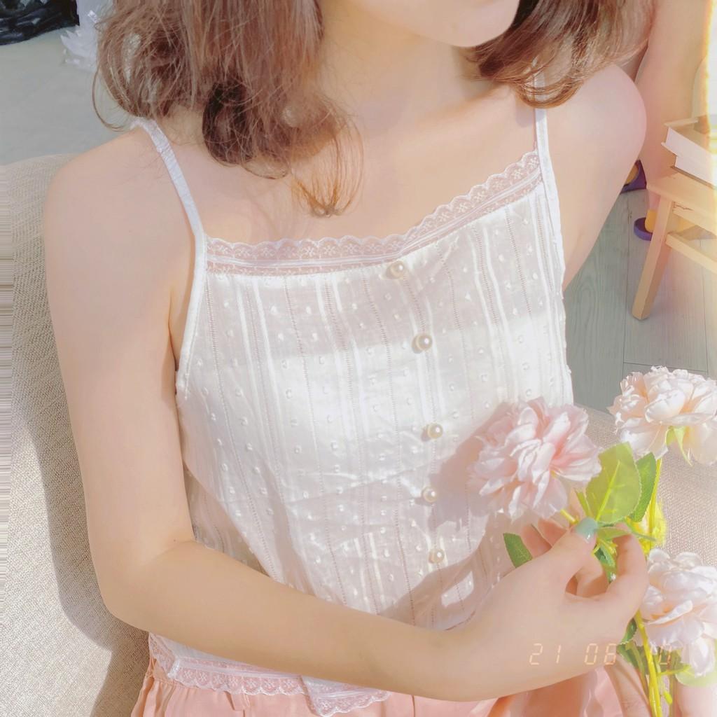 Áo hai dây phong cách Hàn quốc, áo 2 dây ulzzang - Made by Toneontone TOT
