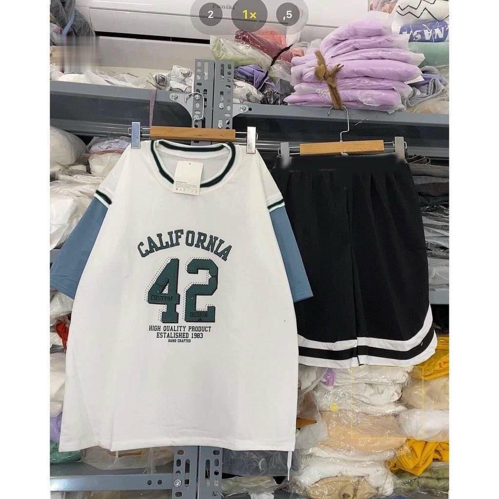Áo thun Unisex nam nữ freesize phối số