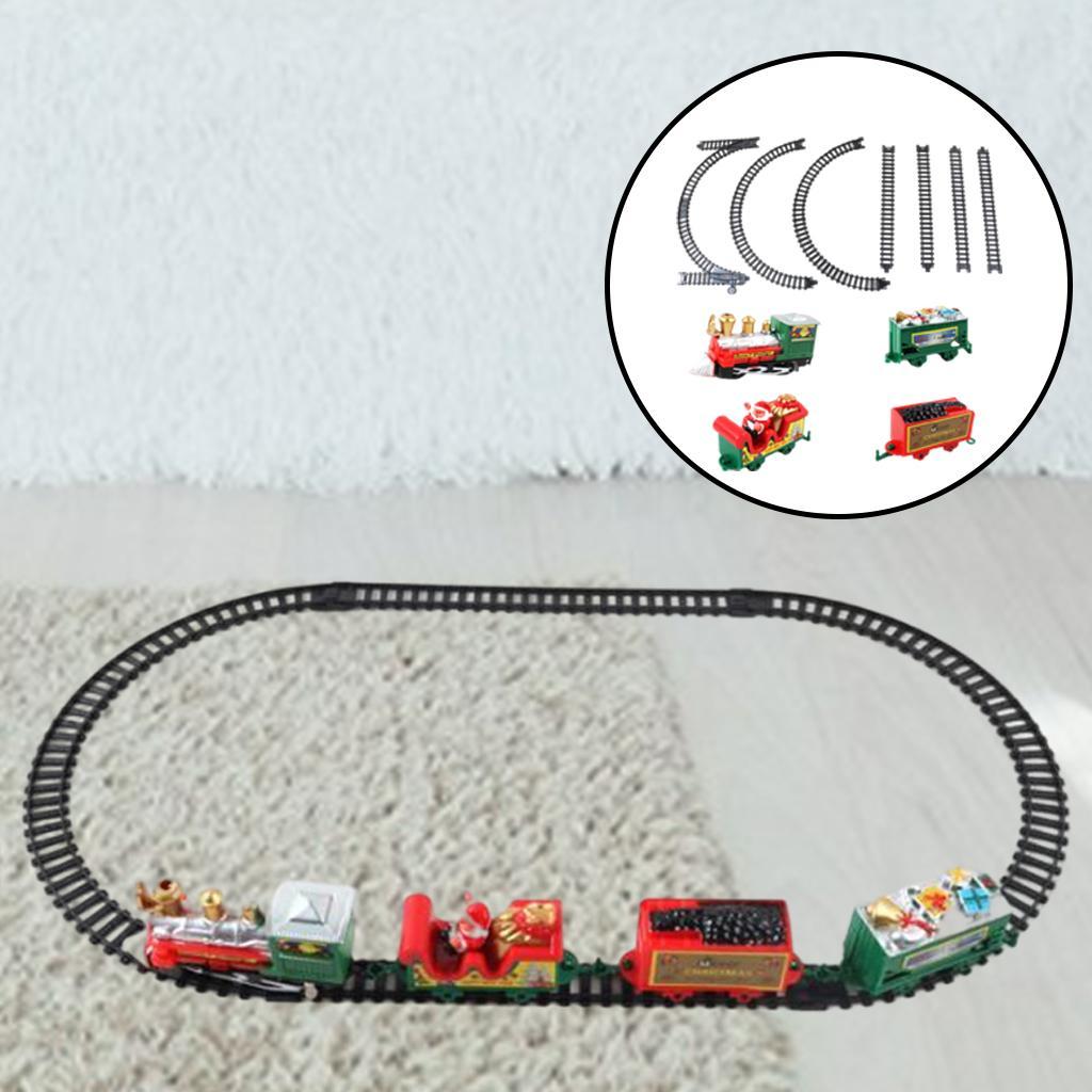 Christmas Electric Track Set Santa Carriage Gift
