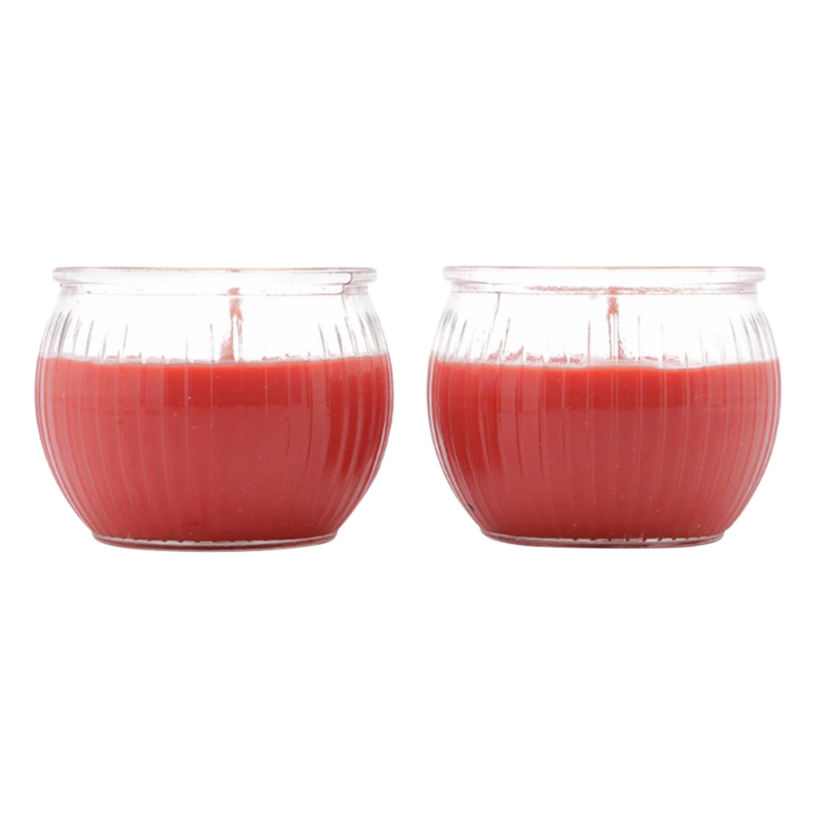 Bộ Nến Thơm Lộc Xuân Chữ Phúc - Lộc Quang Minh Candle SZ - Đỏ