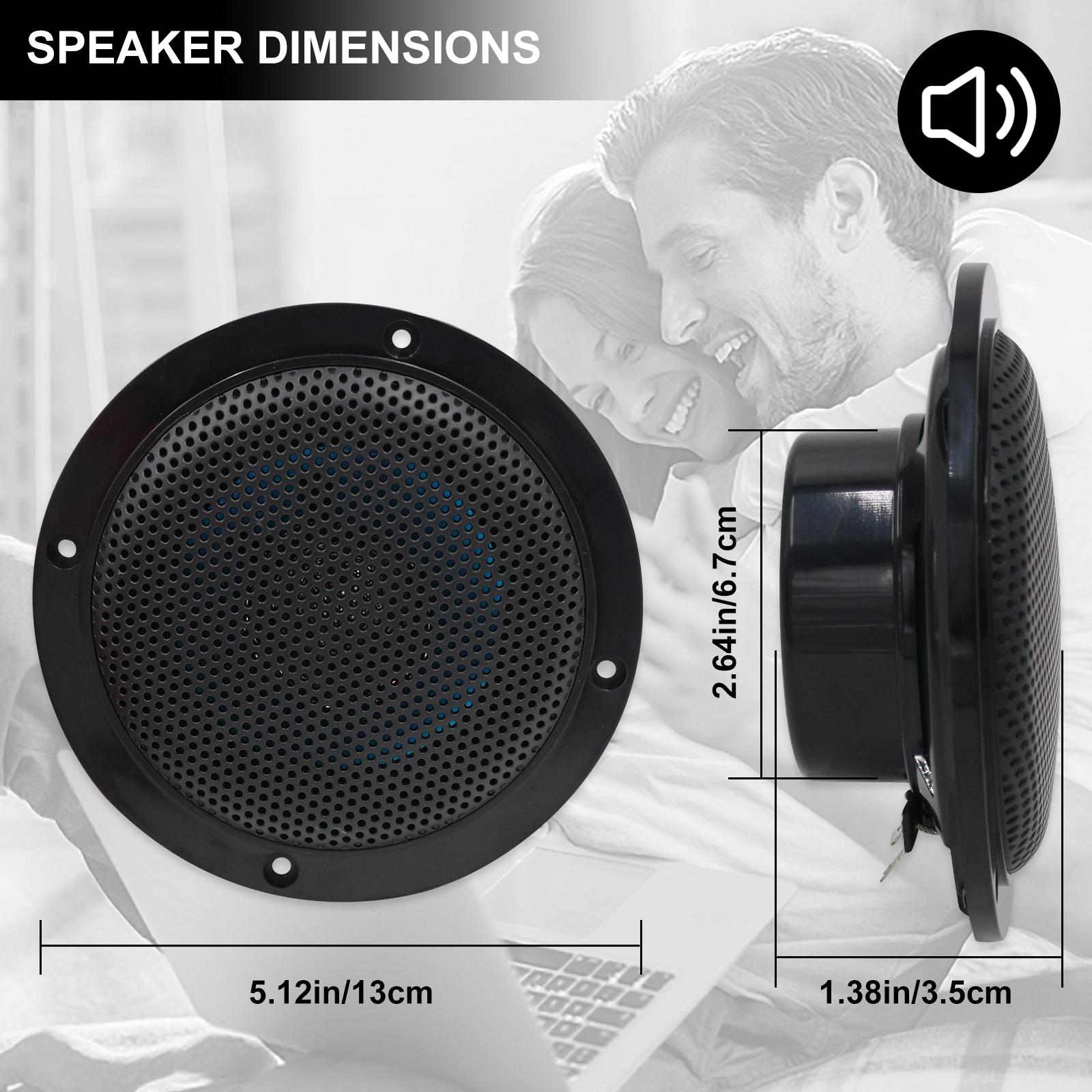 8Ohm 160W Phòng Tắm Bluetooth Âm Trần Hệ Thống Nhạc Nền Chống Nước Trong Âm Trần Cho Rạp Hát Tại Nhà 1 Color: BLACK Woofer Size/Full-Range Size: 4 inch UK Plug Set Type: Amplifier Sets