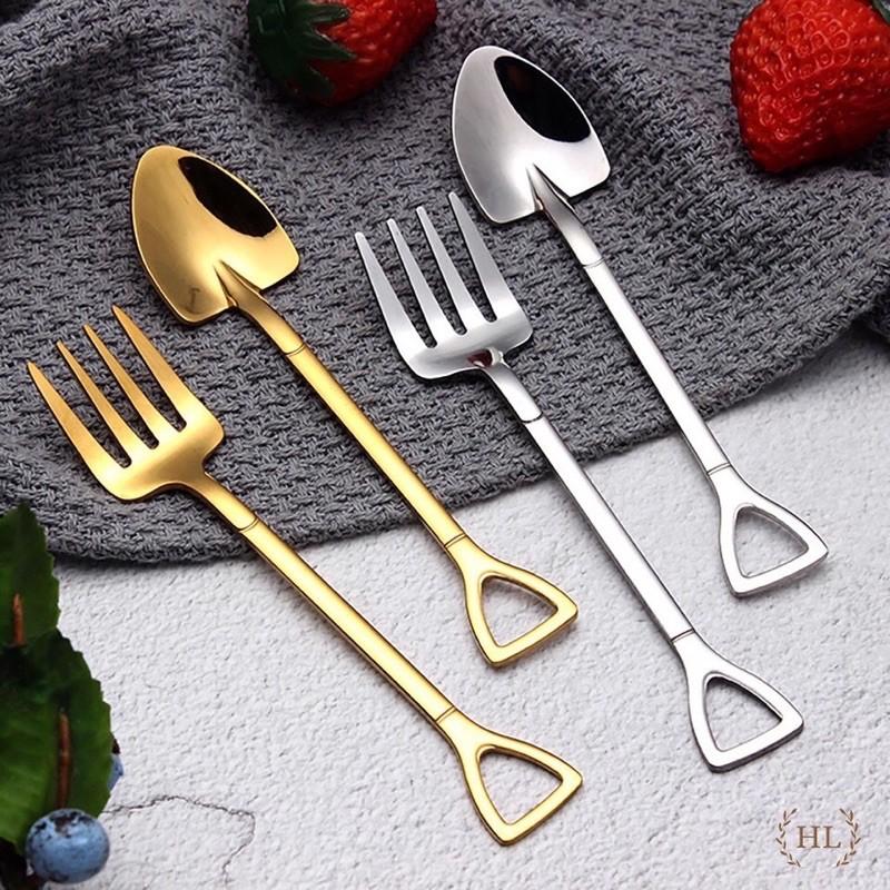 Thìa rĩa inox 304 tạo hình mẫu mới 2021 phong cách Nhật