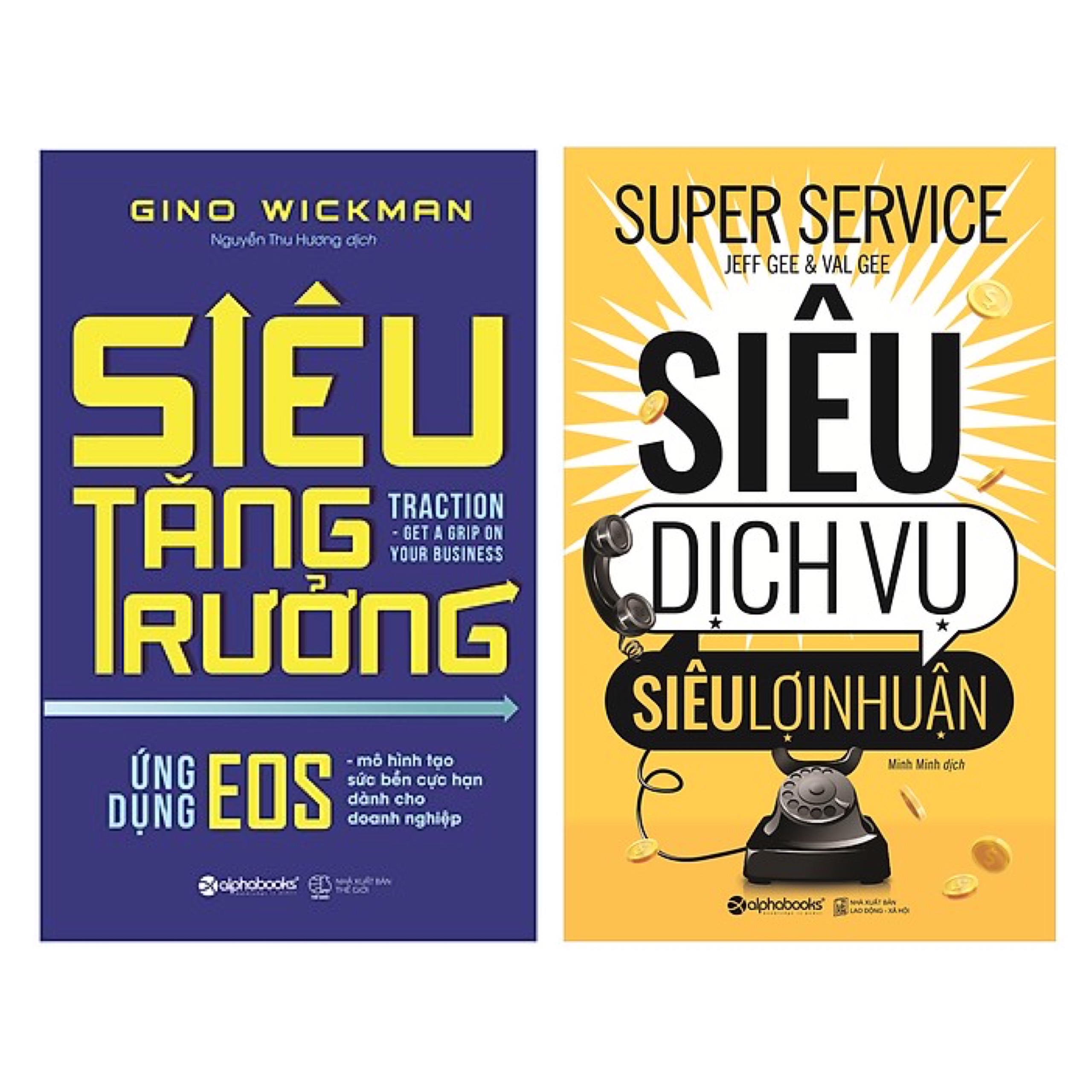 Combo 2 Cuốn Sách Kinh Tế Để Phát Triển Doanh Nghiệp Hiệu Quả: Siêu Tăng Trưởng + Siêu Dịch Vụ, Siêu Lợi Nhuận / Sách Kỹ Năng Làm Việc Để Thành Công (Tặng Bookmark Green Life)