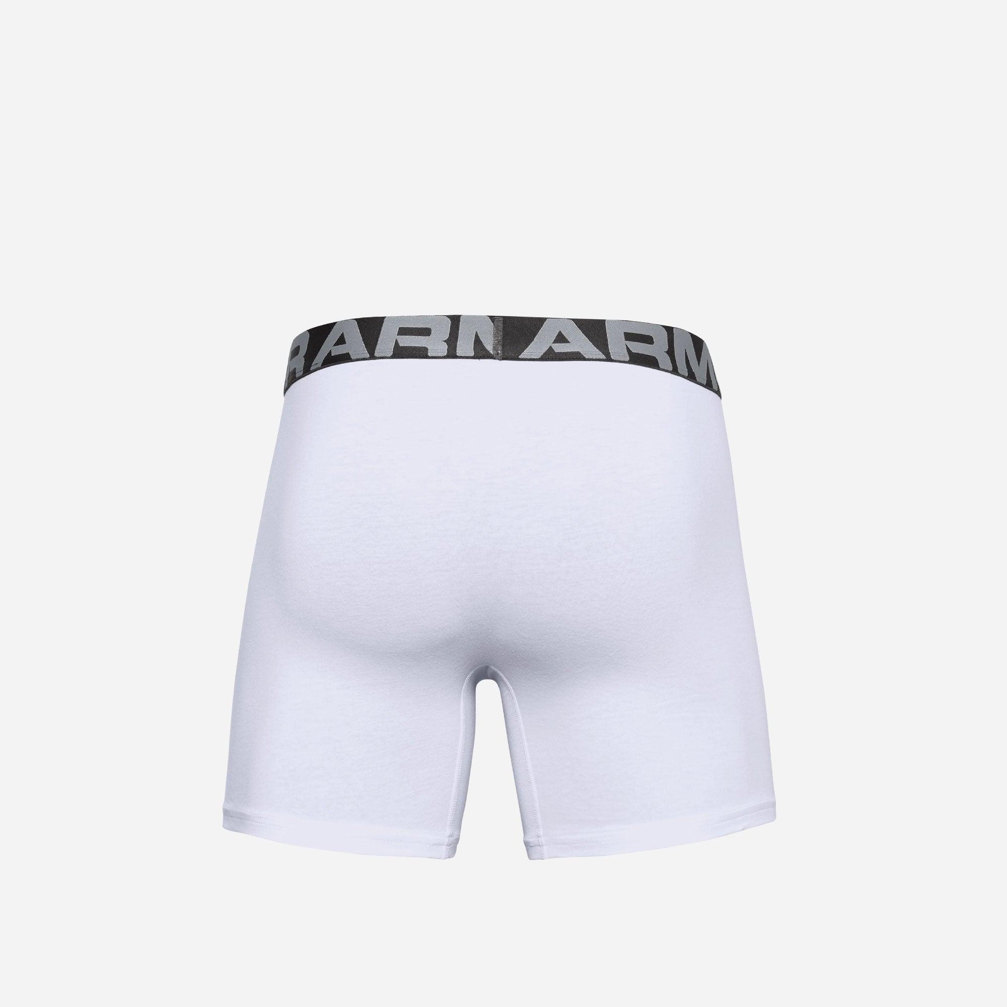 Đồ lót thể thao nam Under Armour Charged Cotton 6&quot; Boxerjock 3 Pack - 1363617-100