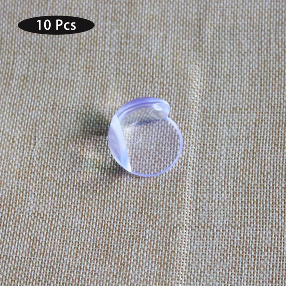 Miếng Nhựa Pvc Hình Cầu Trong Suốt Bọc Góc Bàn Bảo Vệ An Toàn Cho Bé