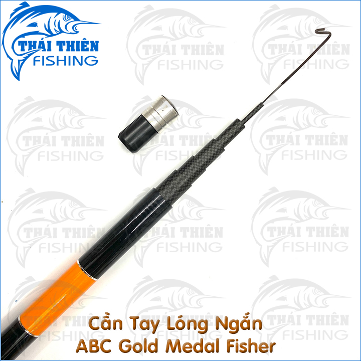 Cần Câu Tay Lóng Ngắn Carbon Caro ABC Gold Medal Fisher