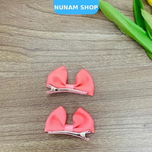 Set 2 kẹp tóc nơ công chúa siêu đáng yêu hottrend Nunam shop