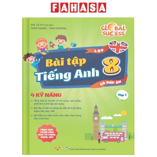 Sách - Global Success - Bài Tập Tiếng Anh 8 - Tập 1 (Có Đáp Án)